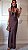 Vestido Longo De Poá Costas Com Amarração - Imagem 1