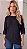 Blusa Assimétrica Tricot Preta - Imagem 1