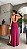 Vestido Longo Costa Nua Vinho - Imagem 2