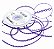 Elástico Corrente Longo Roxo – Morelli - Imagem 1