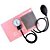 Esfigmomanômetro Nylon Rosa c/ Velcro s/ Estetoscópio c/ Mangueira - Premium - Imagem 1