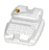 Bráquete Prescrição Roth Polysafira .022" (12) – Morelli - Imagem 1