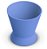 Pote Dappen Silicone Azul Médio - Indusbello - Imagem 1