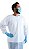 Avental Descartável Branco c/ Detalhe Azul Manga Longa - NC - Imagem 1