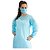 Avental Descartável Azul Claro 40g Manga Longa (1,00X1,40) - NC - Imagem 1