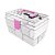 Maleta Organizadora Transparente c/ Rosa - Crippa - Imagem 1