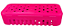 Estojo Plástico p/ Esterilização Grande Pink Flúor - Nova OGP - Imagem 1