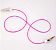 Prendedor de Babador Slim Fio Silicone Rosa Bambini - Indusbello - Imagem 2