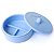 Cápsula de Petry Silicone c/ 03 Divisórias Azul Céu - Preven - Imagem 1