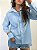 Camisa Tricoline Azul - Imagem 1