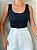 Body Lais Decote Quadrado Preto - Imagem 1