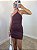 Vestido Chita Curto Marrom - Imagem 2