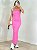 Vestido Basic Albany Rosa - Imagem 1