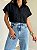 Camisa Cropped Matilde Preta - Imagem 5