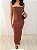 Vestido Albany Marrom - Imagem 1