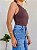 Blusa decote nas costas marrom - Imagem 3