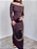 Vestido Tracy Manga Longa marrom - Imagem 5