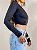 Cropped costas nua manga longa preto - Imagem 2