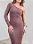 Vestido Nula Manga Inverno Marrom - Imagem 4