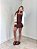 Vestido Albany Curto Marrom - Imagem 1