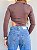 Body Eduarda Recorte Marrom - Imagem 4