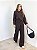 Conjunto Tricô Mousse Calça Marrom - Imagem 5