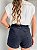 Short saia jeans black - Imagem 6