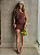 Vestido Lola Curto Marrom - Imagem 2