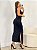 Vestido Drapeado Midi Clover Preto - Imagem 5