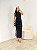 Vestido Drapeado Midi Clover Preto - Imagem 3