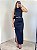 Vestido Drapeado Midi Clover Preto - Imagem 2