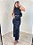 Vestido Drapeado Midi Clover Preto - Imagem 1