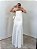 Vestido longo drapeado Dália Off - Imagem 3