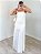 Vestido longo drapeado Dália Off - Imagem 4