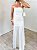 Vestido longo drapeado Dália Off - Imagem 6