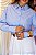 Camisa Cropped Manga Longa Azul - Imagem 4