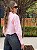 Camisa Cropped Manga Longa Rosa - Imagem 6