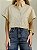 Camisa Cropped Matilde Nude - Imagem 1