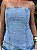 Blusa Jeans Assimétrica Lirio Clara - Imagem 1