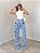 Calça Cargo Jeans Lirio Clara - Imagem 2