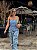 Calça Cargo Jeans Lirio Clara - Imagem 4