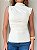 Blusa gola drapeada lumi off - Imagem 1