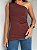 Blusa nula manga brisa marrom - Imagem 1