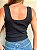 Top basic canelado preto - Imagem 3