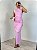 Vestido Drapeado Midi Clover Rosa - Imagem 2