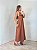 Vestido Amplo Bruna Marrom Claro - Imagem 3