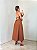 Vestido Amplo Bruna Marrom Claro - Imagem 4