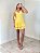 Vestido Gabi aplicação renda amarelo - Imagem 5