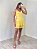 Vestido Gabi aplicação renda amarelo - Imagem 1