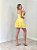 Vestido Gabi aplicação renda amarelo - Imagem 2